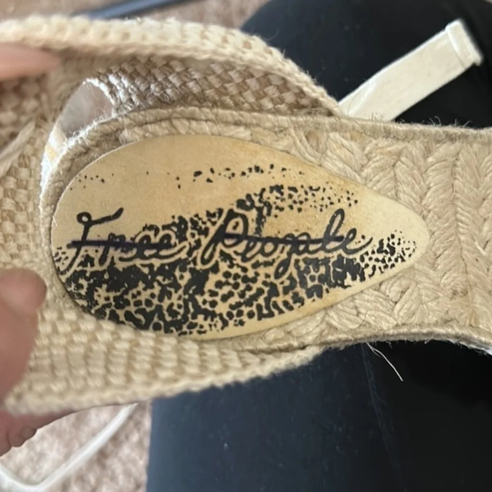 FREE PEOPLE AMALFI COAST WEDGE SANDAL sz 39